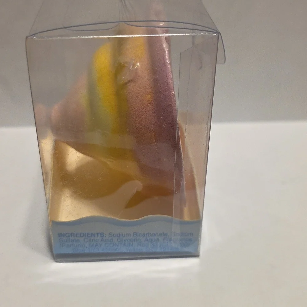 PINK RAINBOW UNICORN POOP BATH BOMB
